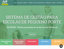 Tablet Screenshot of aix.com.br